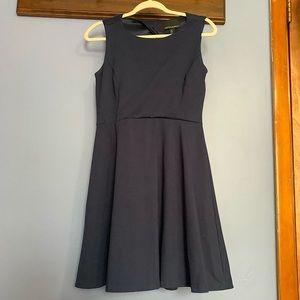 A formal short dress, great for wedding guests